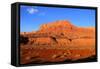 Scenic Vermilion Cliffs National Park Area between Arizona and Utah-SNEHITDESIGN-Framed Stretched Canvas