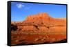 Scenic Vermilion Cliffs National Park Area between Arizona and Utah-SNEHITDESIGN-Framed Stretched Canvas