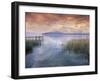 Scenic View from Shore, Lake Garda, Italy-David R. Frazier-Framed Photographic Print