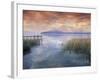 Scenic View from Shore, Lake Garda, Italy-David R. Frazier-Framed Photographic Print