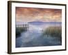 Scenic View from Shore, Lake Garda, Italy-David R. Frazier-Framed Photographic Print