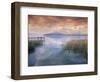 Scenic View from Shore, Lake Garda, Italy-David R. Frazier-Framed Photographic Print