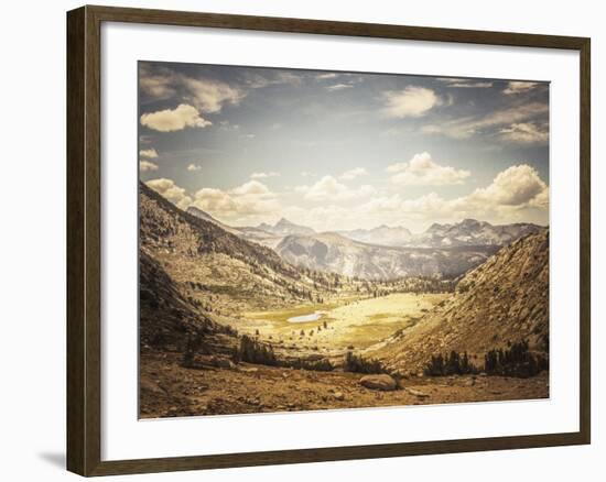 Scenic View Of A Glaciated Alpine Valley Along The John Muir Trail In The Sierra Nevada-Ron Koeberer-Framed Photographic Print