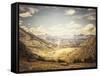 Scenic View Of A Glaciated Alpine Valley Along The John Muir Trail In The Sierra Nevada-Ron Koeberer-Framed Stretched Canvas
