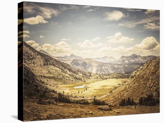 Scenic View Of A Glaciated Alpine Valley Along The John Muir Trail In The Sierra Nevada-Ron Koeberer-Stretched Canvas