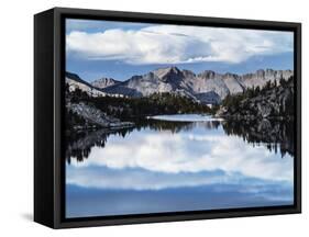 Scenic View Of Alpine Lake Along The John Muir Trail In The Sierra Nevada-Ron Koeberer-Framed Stretched Canvas