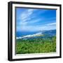 Scenic view of Bayocean Peninsula, Oregon Coast, Tillamook County, Oregon, USA-null-Framed Photographic Print