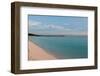 Scenic View of Beach at Sunset, Great Exumand, Bahamas-null-Framed Photographic Print