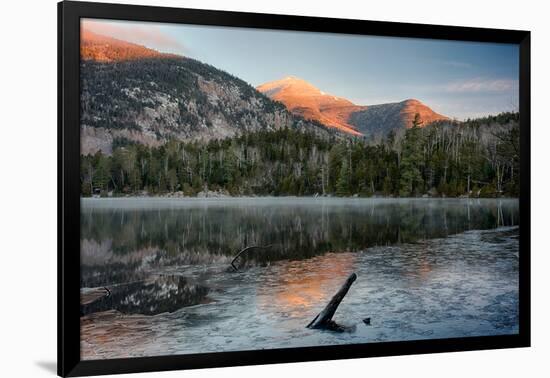 Scenic view of Copperas Pond, Adirondack Mountains State Park, New York State, USA-null-Framed Photographic Print