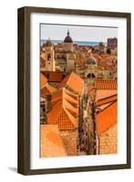 Scenic view of Dubrovnik, Croatia, Europe-Laura Grier-Framed Photographic Print