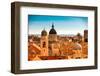 Scenic view of Dubrovnik, Croatia, Europe-Laura Grier-Framed Photographic Print