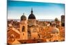 Scenic view of Dubrovnik, Croatia, Europe-Laura Grier-Mounted Photographic Print