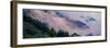 Scenic view of fog over Big Sur coastline, California, USA-null-Framed Photographic Print