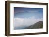 Scenic view of fog over mountains, Sinho District, Vietnam-null-Framed Photographic Print