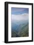 Scenic view of fog over mountains, Sinho District, Vietnam-null-Framed Photographic Print