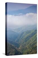 Scenic view of fog over mountains, Sinho District, Vietnam-null-Stretched Canvas