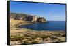 Scenic View of Fungus Rock, Dwejra, Gozo, Malta-Massimo Borchi-Framed Stretched Canvas