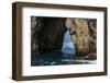 Scenic View of Kicker Rock with Stormy Skies in the Galapagos Islands, Ecuador-Karine Aigner-Framed Photographic Print