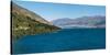 Scenic view of lake, Lake Wanaka, Queenstown-Lakes District, Otago Region, South Island, New Zea...-null-Stretched Canvas