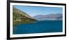 Scenic view of lake, Lake Wanaka, Queenstown-Lakes District, Otago Region, South Island, New Zea...-null-Framed Photographic Print