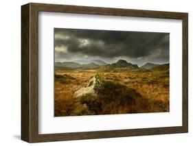 Scenic View of Moorland Landscape from Blackbeck Tarn, Lake District Np, Cumbria, UK-Ben Hall-Framed Photographic Print