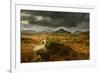 Scenic View of Moorland Landscape from Blackbeck Tarn, Lake District Np, Cumbria, UK-Ben Hall-Framed Photographic Print