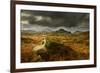 Scenic View of Moorland Landscape from Blackbeck Tarn, Lake District Np, Cumbria, UK-Ben Hall-Framed Photographic Print