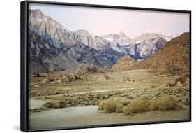 Scenic View Of Mount Whitney From The Alabama Hill In The Morning Light-Ron Koeberer-Framed Photographic Print