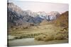 Scenic View Of Mount Whitney From The Alabama Hill In The Morning Light-Ron Koeberer-Stretched Canvas