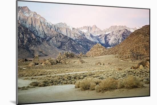 Scenic View Of Mount Whitney From The Alabama Hill In The Morning Light-Ron Koeberer-Mounted Photographic Print