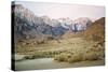 Scenic View Of Mount Whitney From The Alabama Hill In The Morning Light-Ron Koeberer-Stretched Canvas