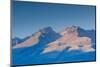 Scenic view of mountain landscape, Aoraki/Mount Cook National Park, Canterbury, South Island, Ne...-null-Mounted Photographic Print