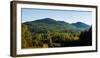 Scenic view of mountain range, Bromont, Quebec, Canada-null-Framed Photographic Print