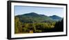 Scenic view of mountain range, Bromont, Quebec, Canada-null-Framed Photographic Print
