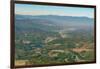 Scenic view of mountains near Kengtung, Shan State, Myanmar (Burma)-Jan Miracky-Framed Photographic Print