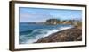 Scenic view of Oregon Coast, Lincoln City, Lincoln County, Oregon, USA-null-Framed Photographic Print