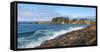 Scenic view of Oregon Coast, Lincoln City, Lincoln County, Oregon, USA-null-Framed Stretched Canvas