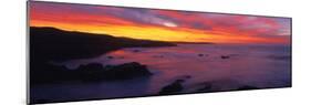 Scenic view of Pacific coastline at dawn, California, USA-null-Mounted Photographic Print