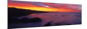 Scenic view of Pacific coastline at dawn, California, USA-null-Mounted Photographic Print