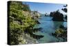 Scenic view of rock formations, Haystack Rock, Cannon Beach, Samuel H. Boardman State Scenic Cor...-Panoramic Images-Stretched Canvas