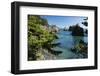 Scenic view of rock formations, Haystack Rock, Cannon Beach, Samuel H. Boardman State Scenic Cor...-Panoramic Images-Framed Photographic Print