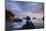 Scenic view of rock formations in the ocean, Haystack Rock, Cannon Beach, Samuel H. Boardman Sta...-Panoramic Images-Mounted Photographic Print