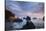 Scenic view of rock formations in the ocean, Haystack Rock, Cannon Beach, Samuel H. Boardman Sta...-Panoramic Images-Stretched Canvas