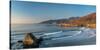 Scenic view of Sand Dollar Beach, Plaskett Creek, Big Sur, California, USA-null-Stretched Canvas