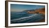 Scenic view of Sand Dollar Beach, Plaskett Creek, Big Sur, California, USA-null-Framed Photographic Print