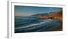 Scenic view of Sand Dollar Beach, Plaskett Creek, Big Sur, California, USA-null-Framed Photographic Print