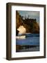 Scenic view of seacoast, Cape Disappointment State Park, Washington, USA-Panoramic Images-Framed Photographic Print