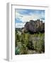 Scenic view of Smith Rock, Crooked River, Smith Rock State Park, Deschutes County, Oregon, USA-null-Framed Photographic Print