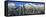 Scenic view of snowcapped mountain, Kenai Mountains, Alaska, USA-Panoramic Images-Framed Stretched Canvas