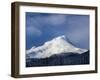 Scenic view of snowcapped mountain, Mt Hood, White River, Mt Hood National Forest, Hood River Co...-null-Framed Photographic Print